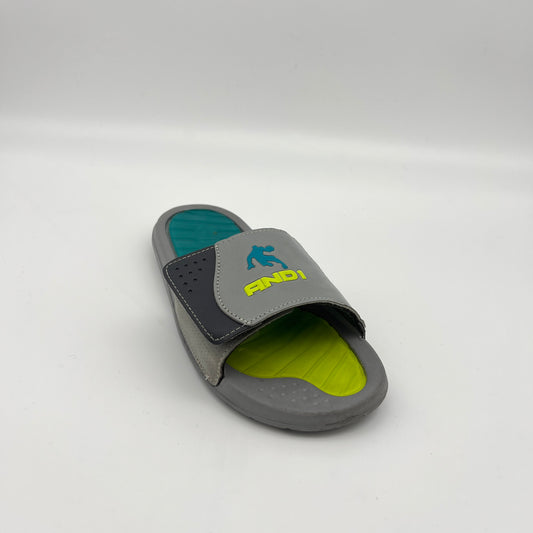 AND1 Boys' Adjustable Strap Slides