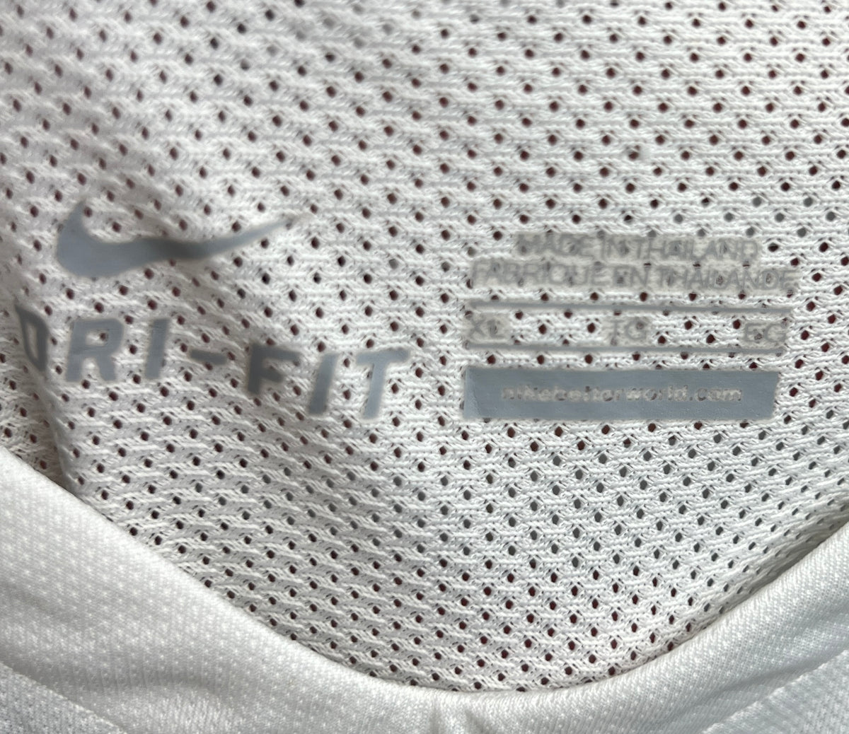 Nike Dri-Fit V-Neck Training Jersey - White