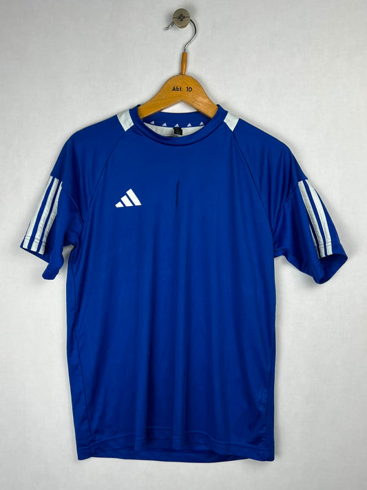 Adidas Aeroready 3-Stripes Training T-Shirt - Blue/White