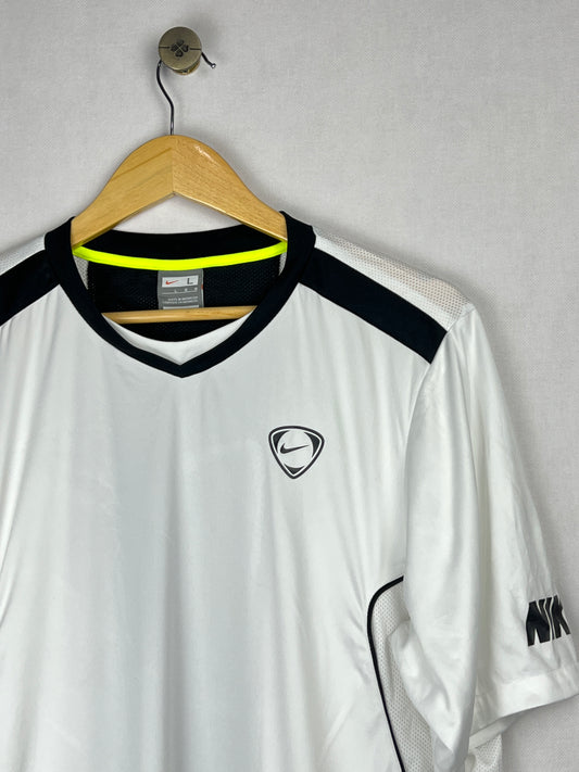 Nike Fit V-Neck Training Jersey - White/Black