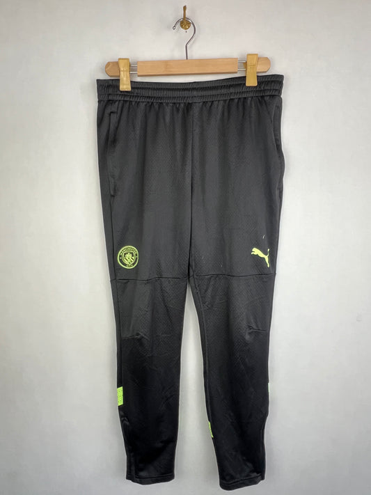 Puma Manchester City Men's Black Fizzy Yellow dryCELL Training Track Pants