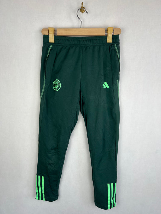 Adidas Celtic FC Tiro 23 Dark Green Mint 3-Stripes Training Track Pants