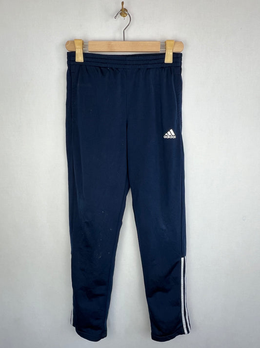 Adidas Navy Blue White 3-Stripes Lower Leg Training Track Pants