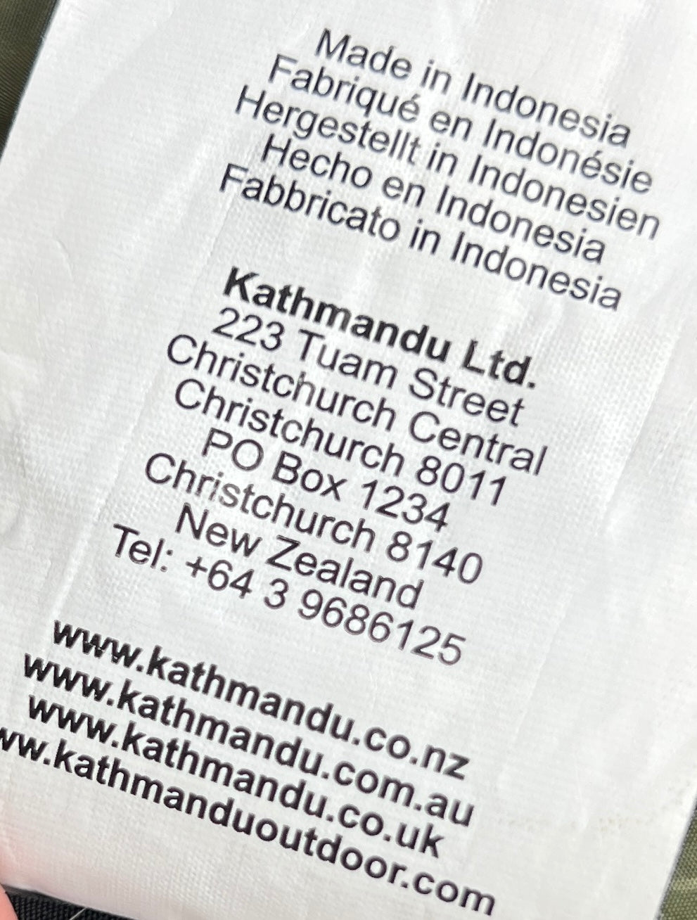 Kathmandu Epiq Hooded Duck Down Jacket ā Olive Green & Black
