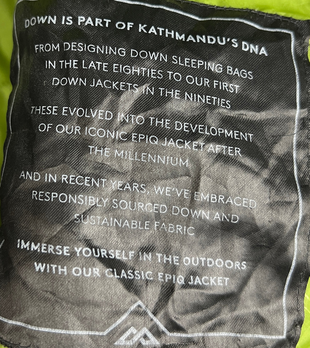 Kathmandu 600 Fill Down Hooded Puffer Jacket ā Black & Green