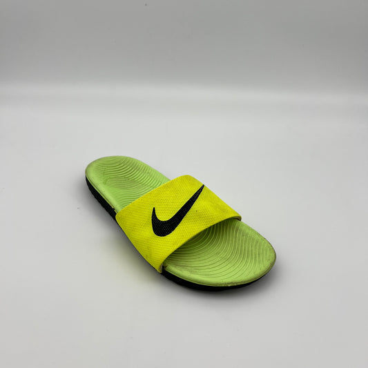 Nike Kawa Men's Slides in Volt Yellow