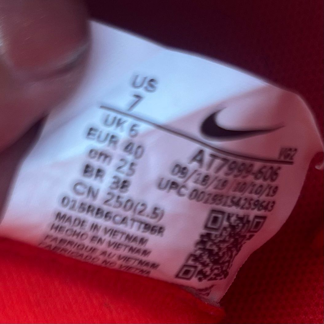 Nike Mercurial TF Soccer Shoes - Red/Black