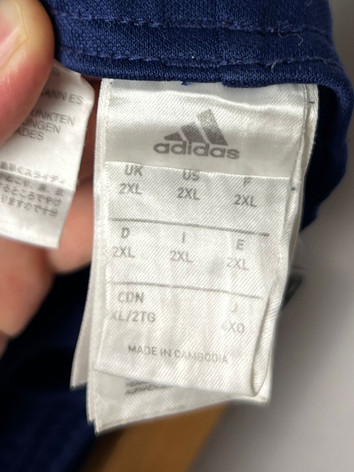 Adidas Men's Navy Blue Core TROUSERS