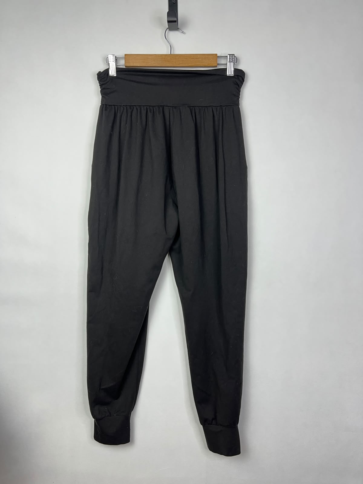 Black High-Waist Jogger Pants