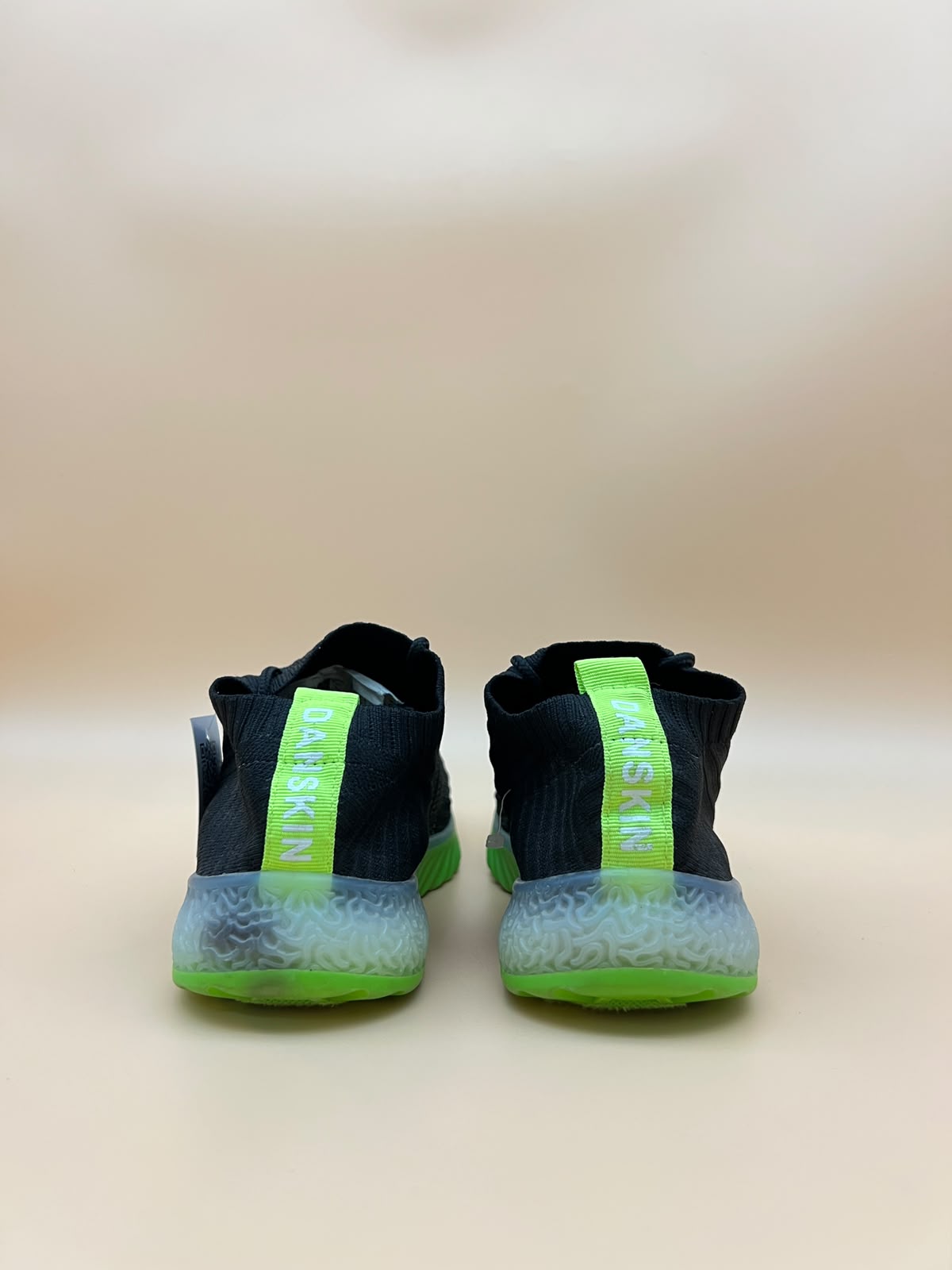 Women's Running Shoe - Black/Neon Green