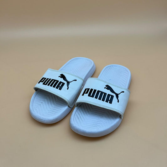 Puma Popcat Slides - White/Black