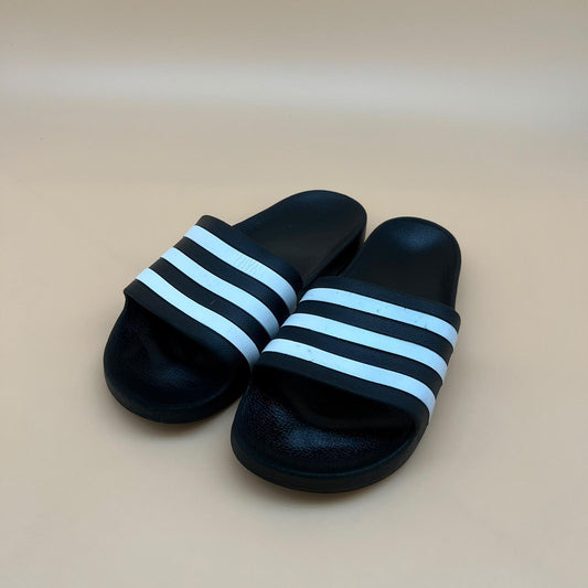 Adidas Adilette Aqua Slides - Navy/White