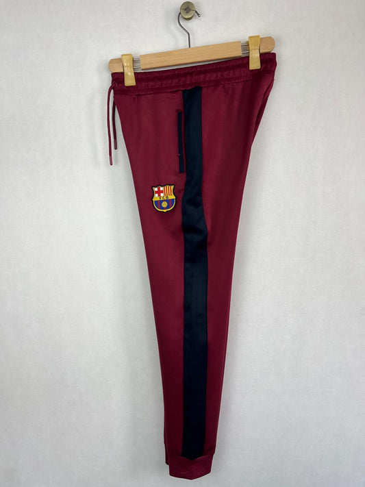 FC Barcelona Men's Maroon Navy Jogger Track Pants