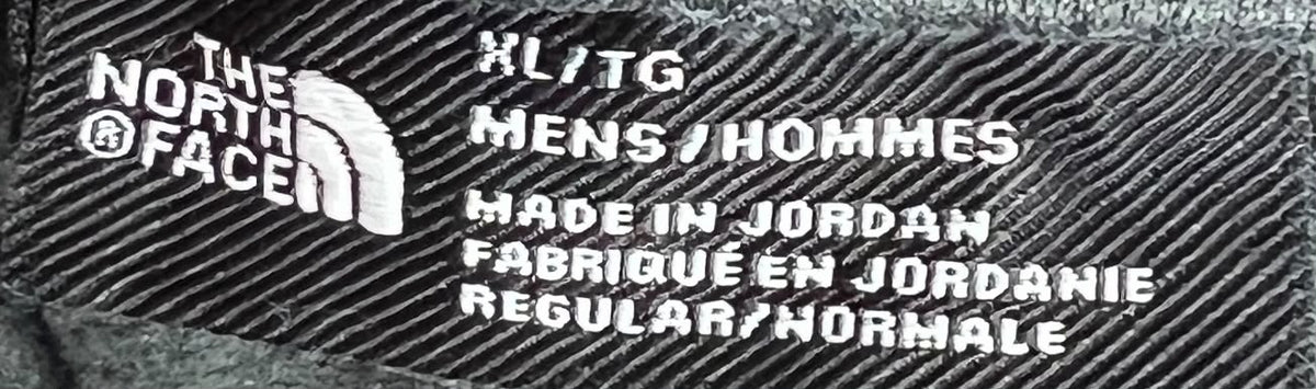 The North Face Men's Black Grid Fleece Logo Tape Jogger Pants