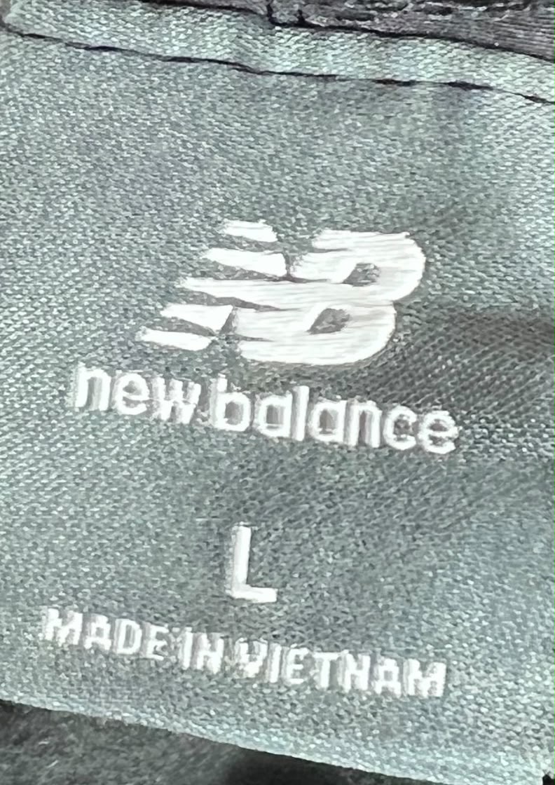 New Balance Men's Black Heather Woven Running Track Pants