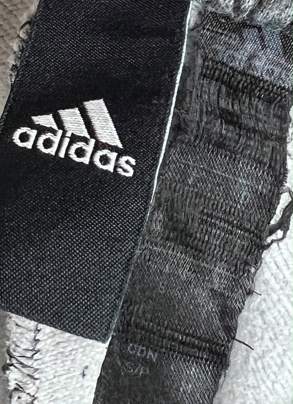 Adidas Dark Grey Heather Black 3-Stripes Training Track Pants