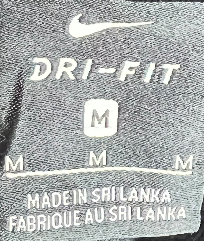 Nike Dri-FIT Men's Black White Swoosh Training Track Pants