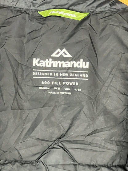 Kathmandu 600 Fill Lightweight Down Puffer Jacket – Black & Lime Green