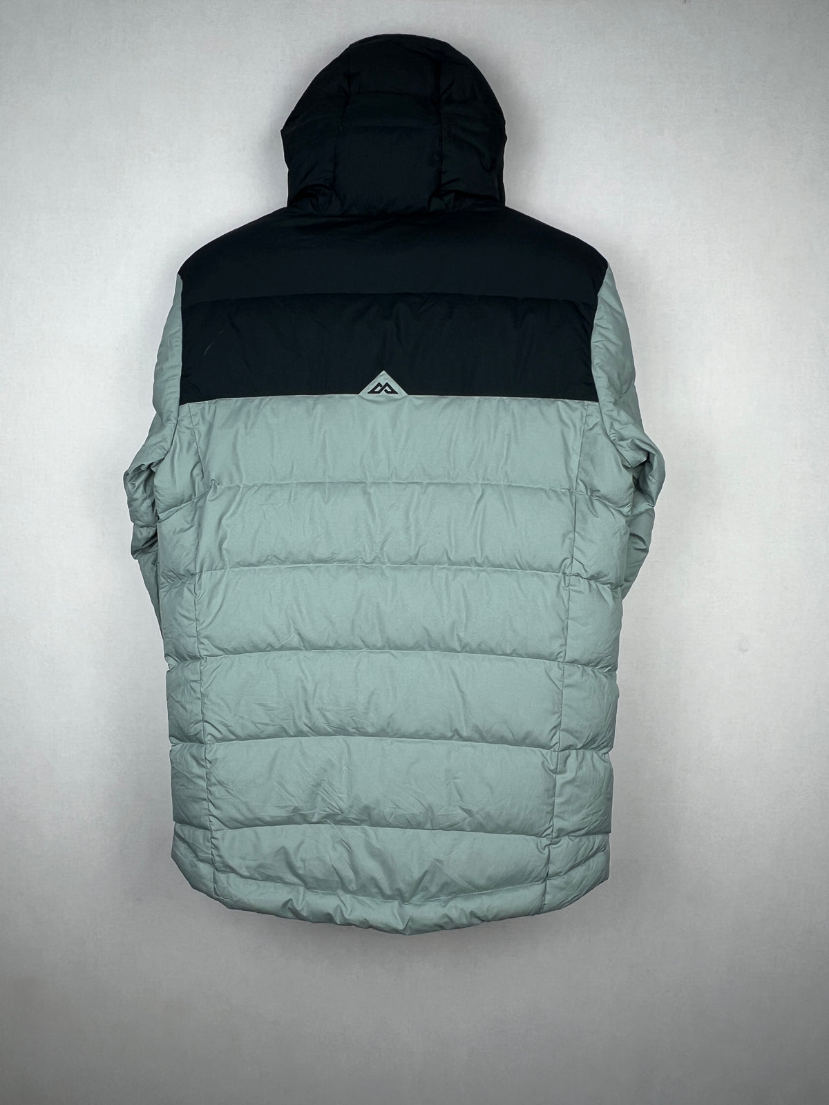 Kathmandu 600 Fill Pertex Hooded Down Jacket – Sage Green & Black