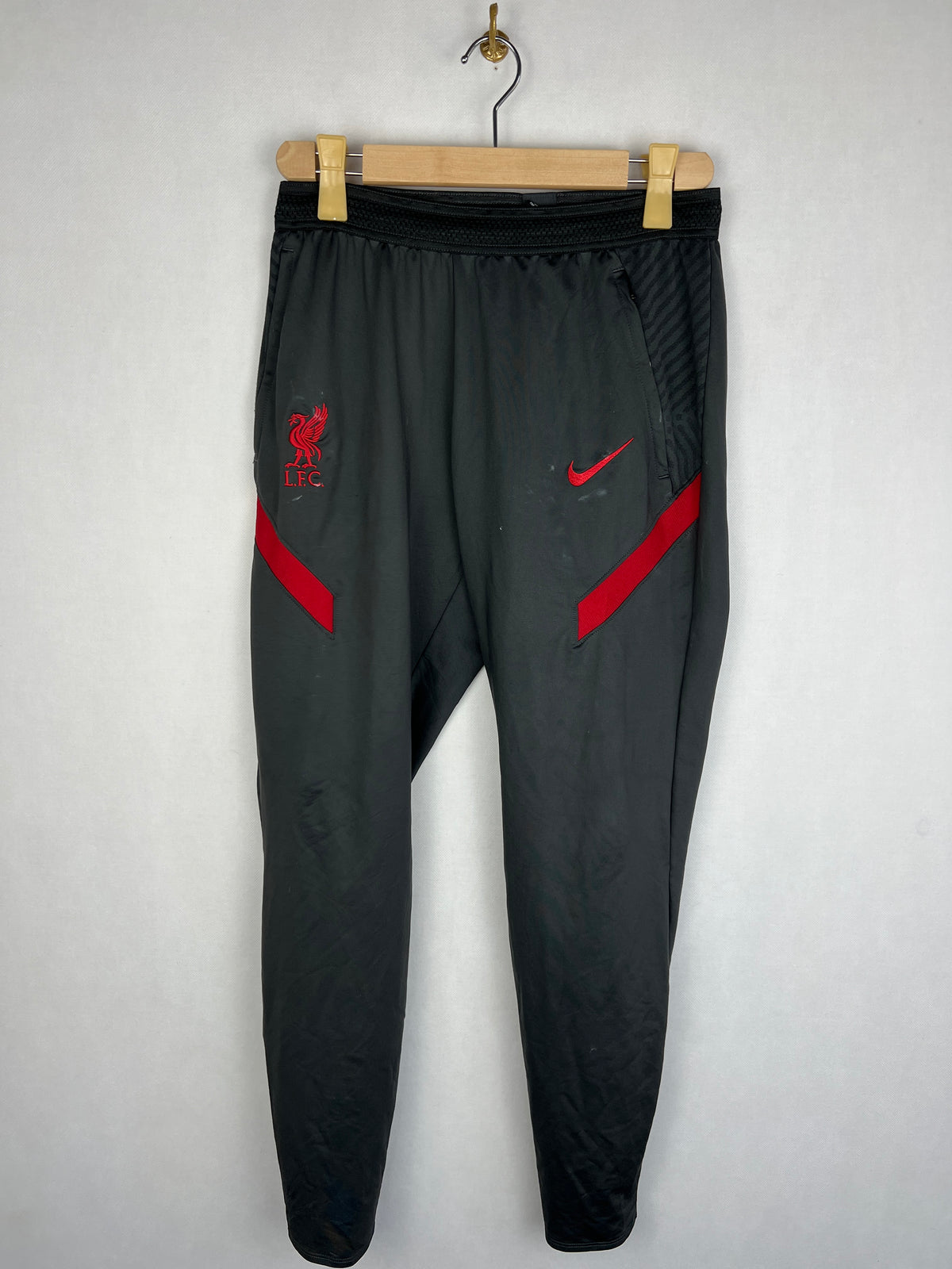 Nike Liverpool FC Strike Men's Anthracite Red Training Track Pants