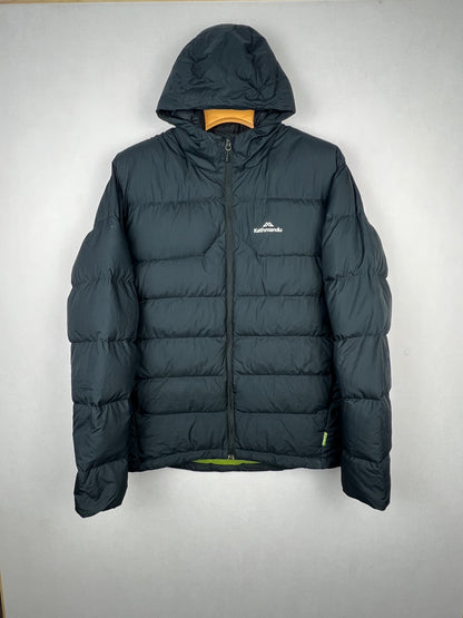 Kathmandu Epiq Pertex Quantum 600 Fill Hooded Down Jacket – Black & Lime Green