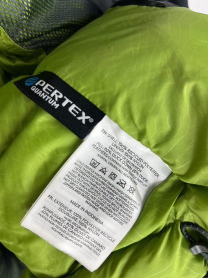 Kathmandu Down Puffer Jacket – Black & Lime Green