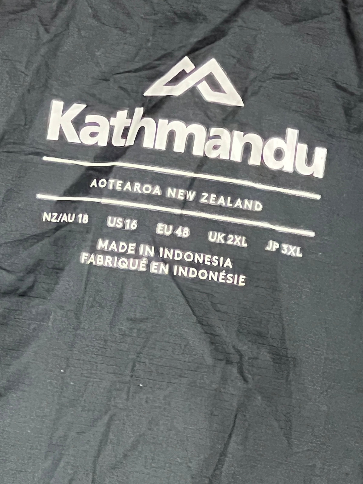 Kathmandu Down Puffer Jacket – Black & Lime Green