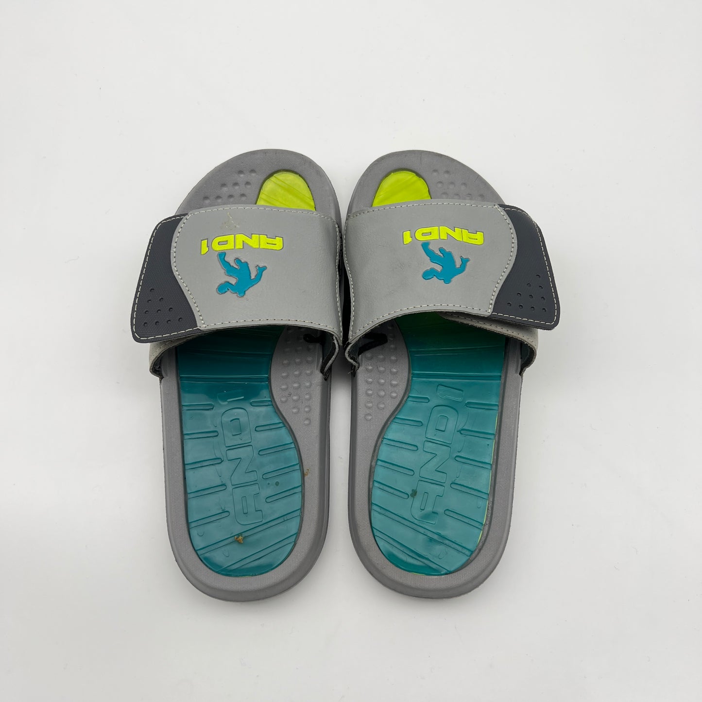 AND1 Boys' Adjustable Strap Slides