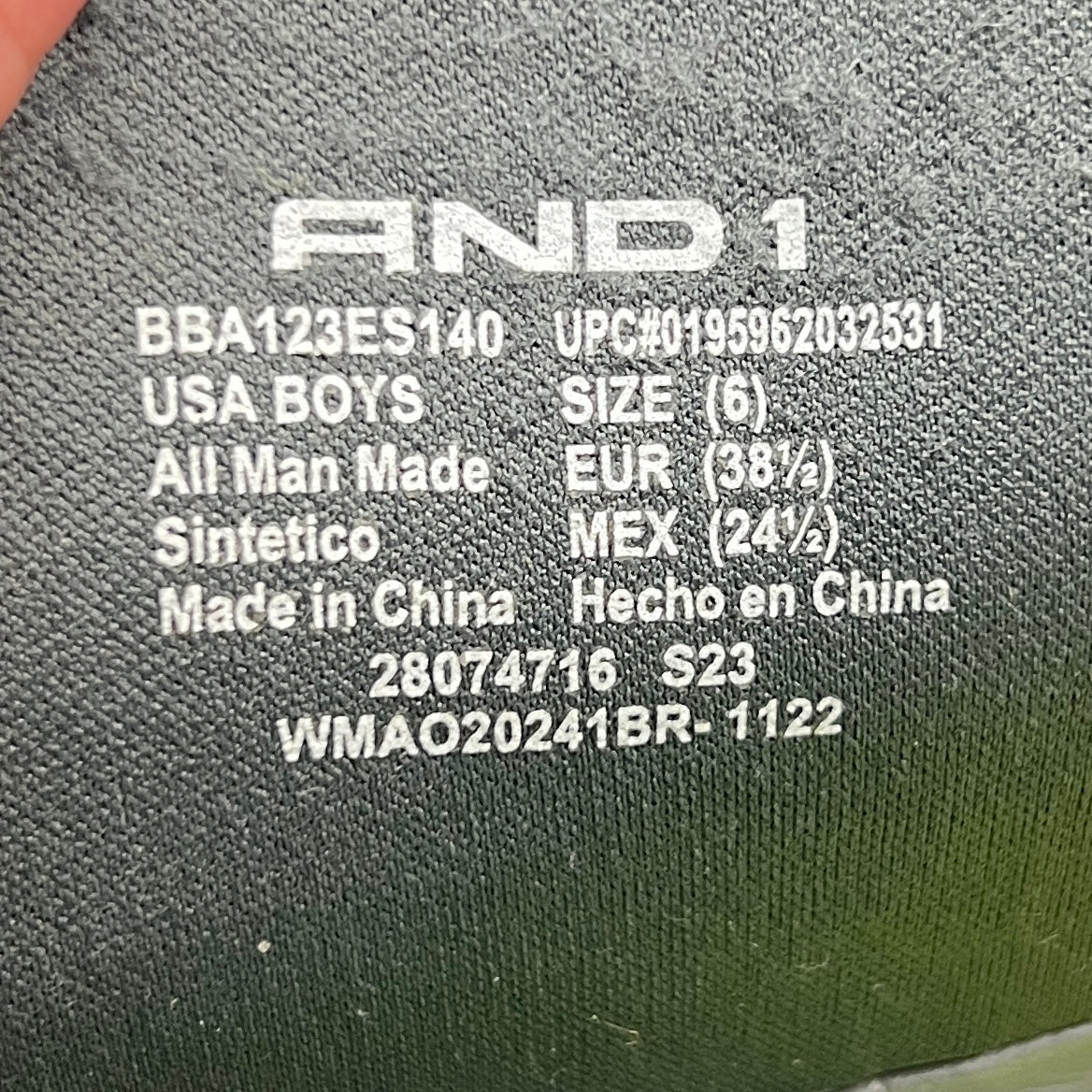 AND1 Boys' Adjustable Strap Slides