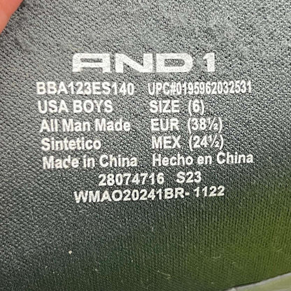 AND1 Boys' Adjustable Strap Slides Comfort Gears