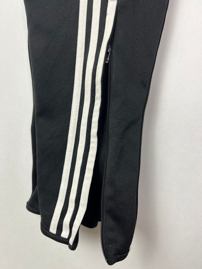 Adidas Teamgeist Training Trousers- Black Retro 3-Stripe Tracksuit Bottoms