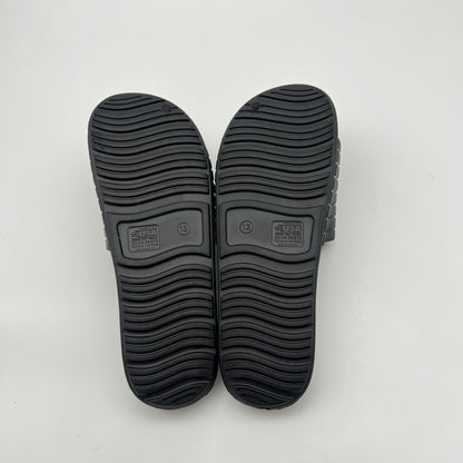 Black Athletic Works men's tunnel slide sandal