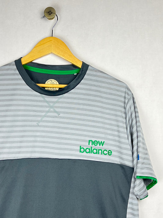 New Balance Striped Colorblock Tee