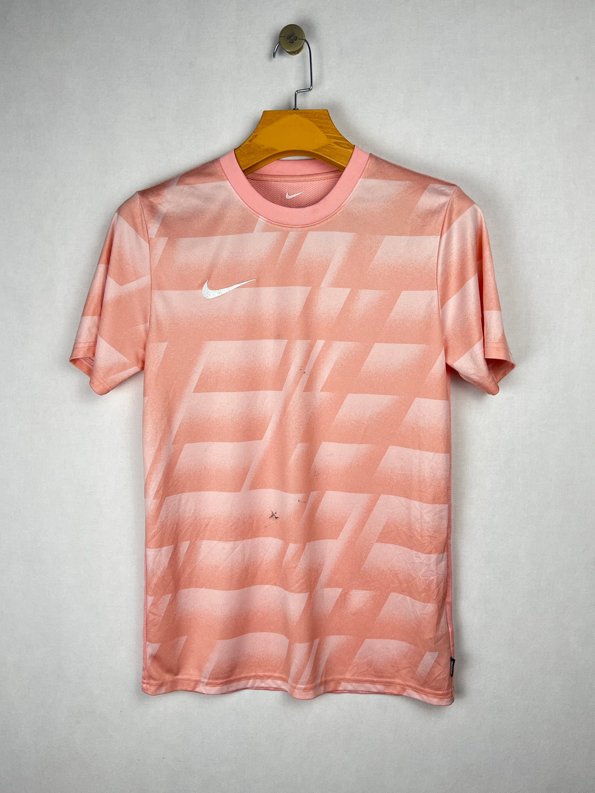 Nike Dri-Fit Slim Fit Pink Geometric T-Shirt