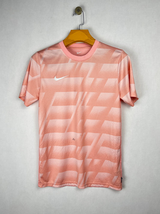 Nike Dri-Fit Slim Fit Pink Geometric T-Shirt