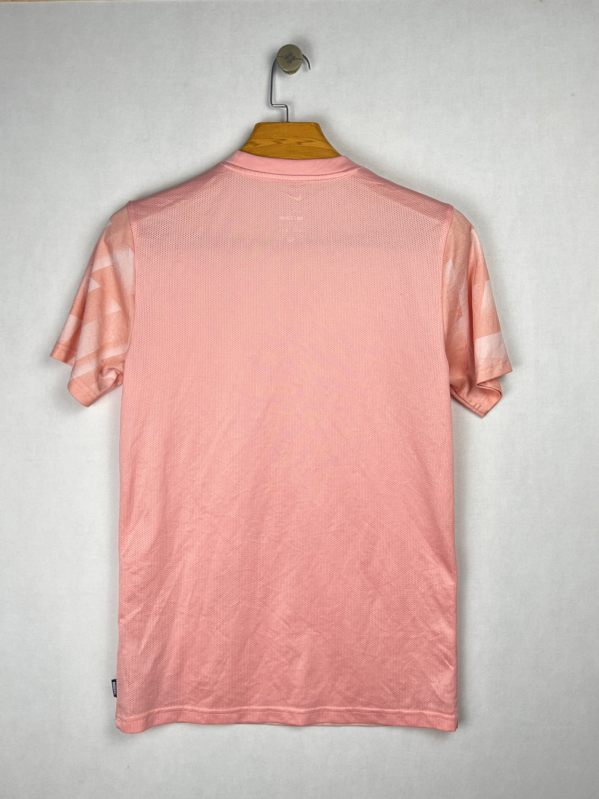 Nike Dri-Fit Slim Fit Pink Geometric T-Shirt