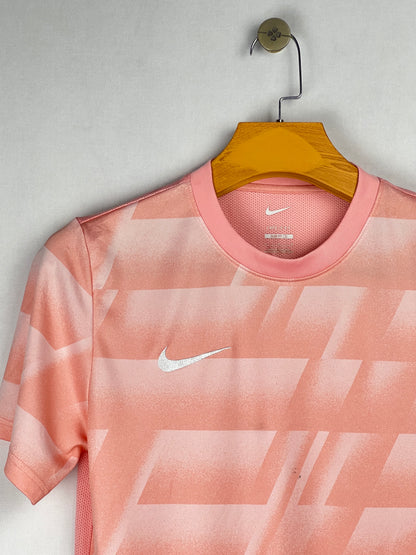 Nike Dri-Fit Slim Fit Pink Geometric T-Shirt