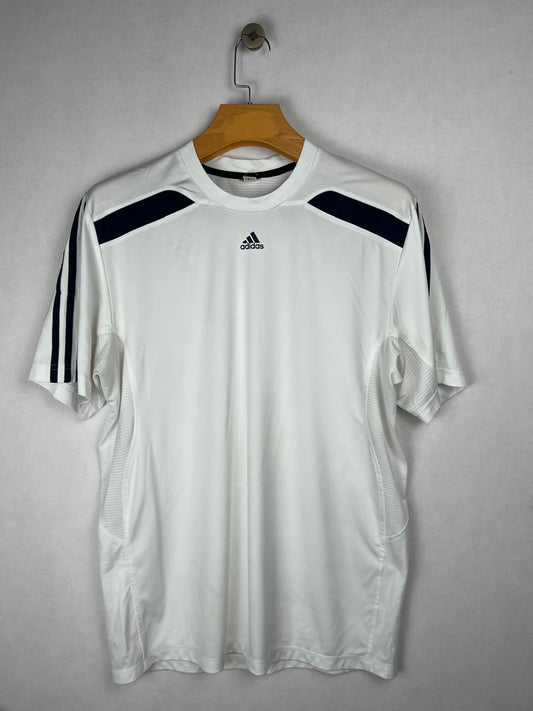 Adidas ClimaCool White & Navy T-Shirt