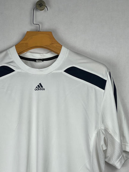 Adidas ClimaCool White & Navy T-Shirt