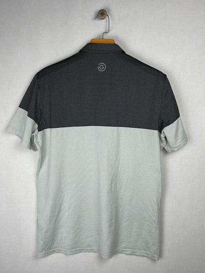 Galvin Green Black & Grey Colorblock Golf Polo