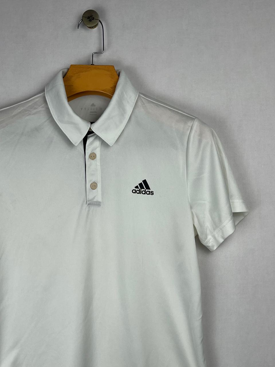 Adidas White Polo Shirt