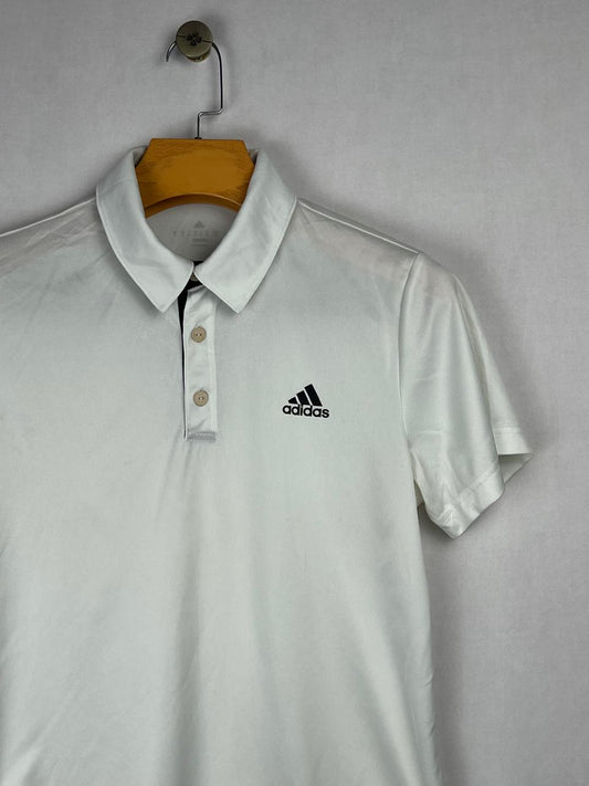 Adidas White Polo Shirt