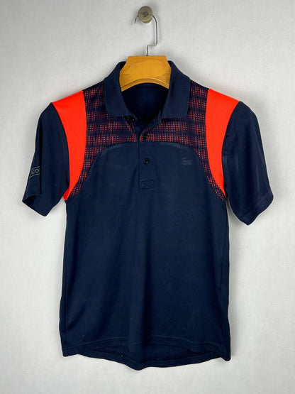Lacoste Ultra Dry Navy Orange Polo Shirt