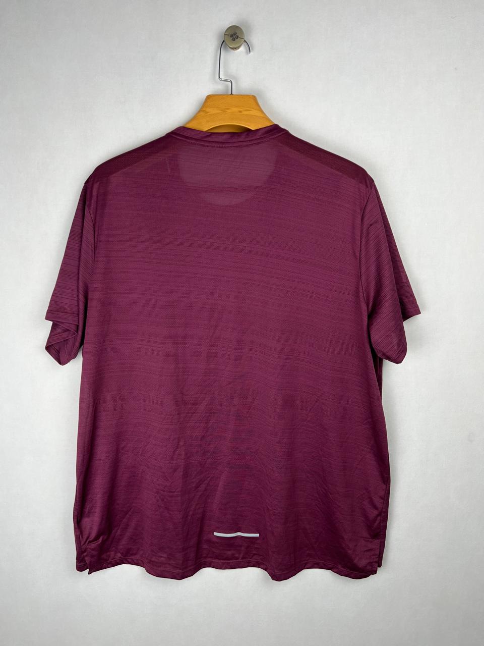 Nike Dri-Fit Maroon Running T-Shirt
