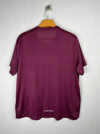 Nike Dri-Fit Maroon Running T-Shirt