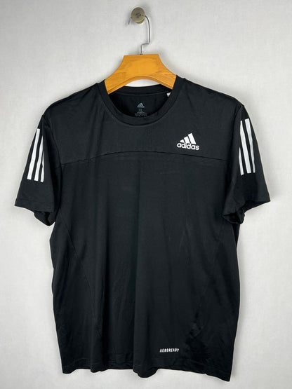 Adidas AEROREADY Black 3-Stripes T-Shirt