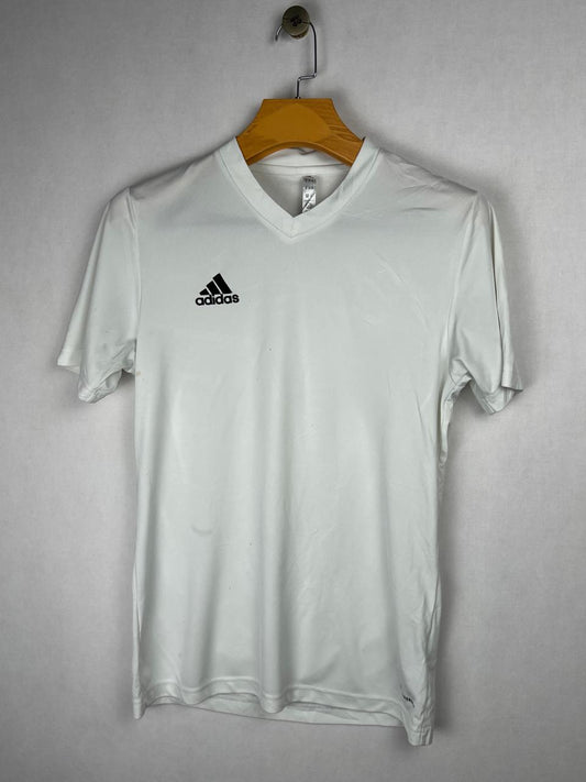 Adidas White V-Neck T-Shirt