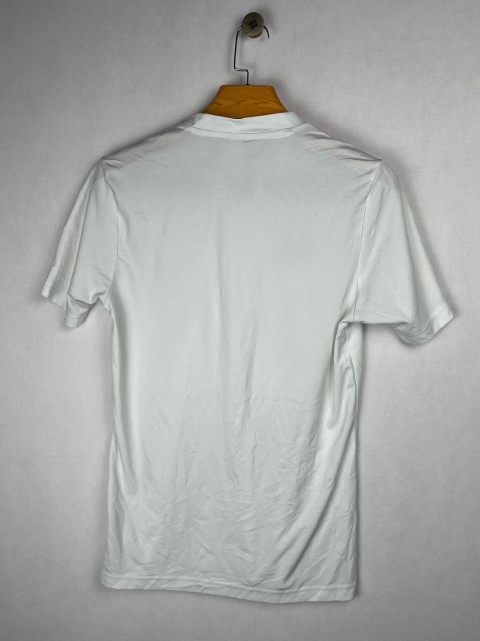 Adidas White V-Neck T-Shirt