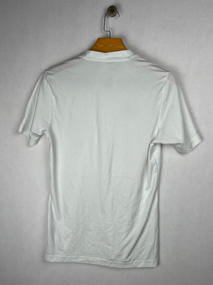 Adidas White V-Neck T-Shirt
