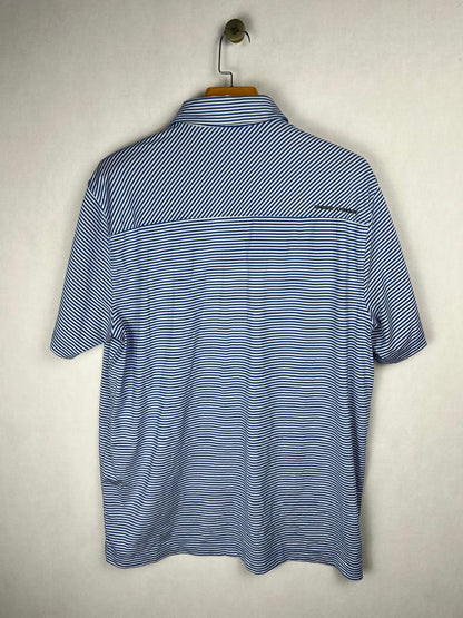 Under Armour Heatgear Blue Striped Polo